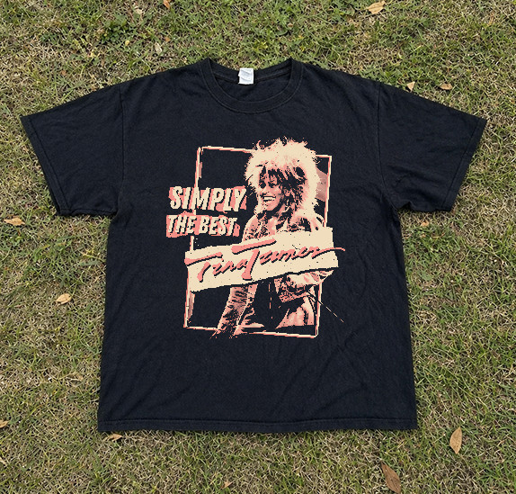 Tina Turner “Simply The Best” Men’s Music T-Shirt – Rock & Soul Merchandise