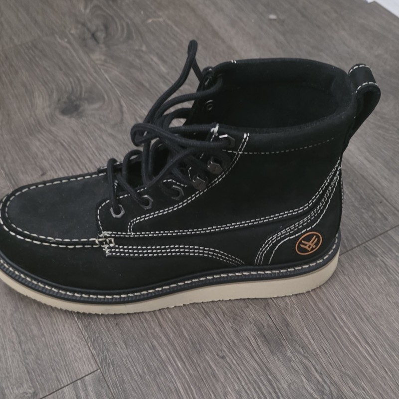 Timberland Men’s Black Suede Chukka Ankle Boots Lace-Up 10.5 Contrast
