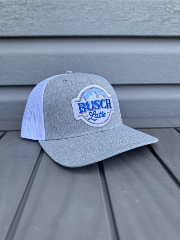 Busch Latte Richardson 112 Embroidered Patch Trucker with Adjustable Snap gallery