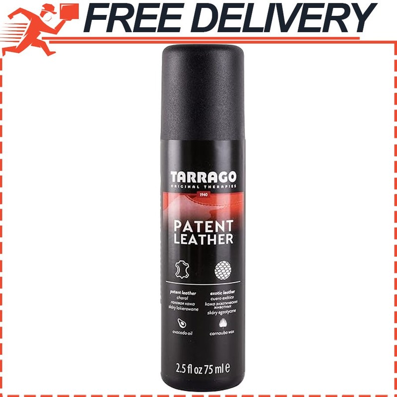 Tarrago Patent Leather Cleaner with Applicator, Shines & Enhances Leather, 75 ml