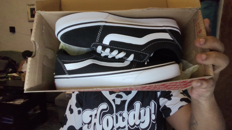 Vans Old Skool Black/White Low Top Sneakers Classic Skate Shoes w/ Box
