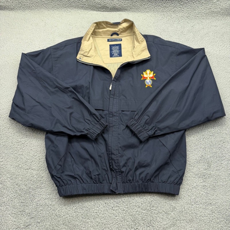 Devon & Jones Mens Large Knights of Columbus Windbreaker Jacket LKGREAPP4COL
