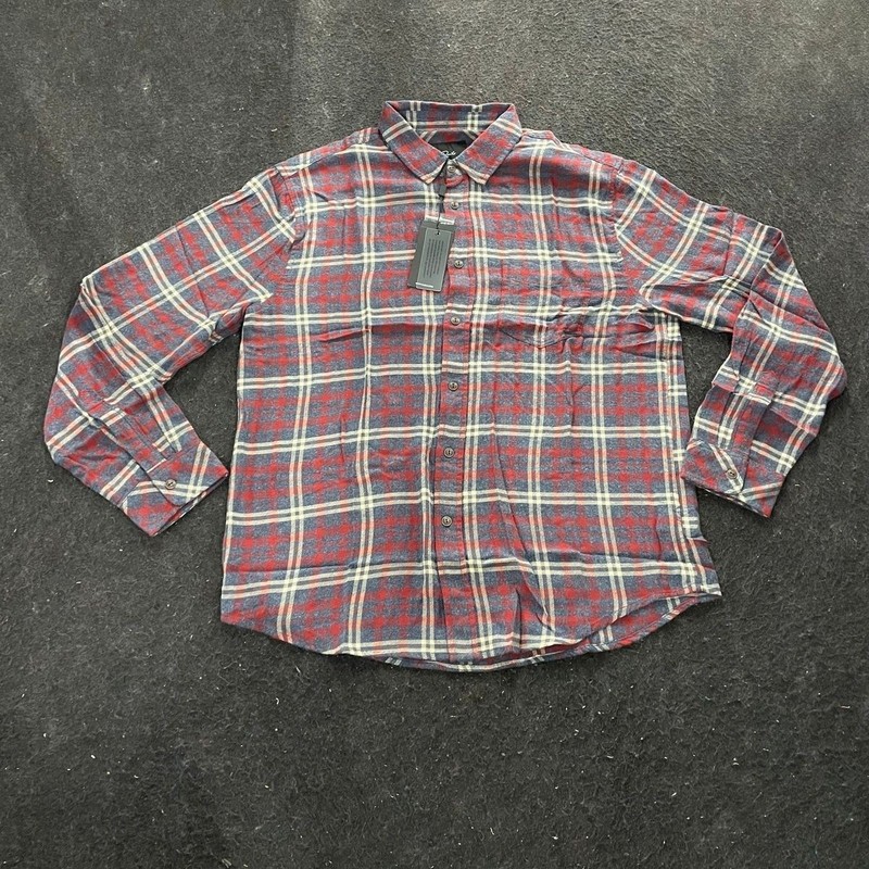 RAILS Long Sleeve Lenox Casual Shirt Men’s Size M Navy/Red/Cream