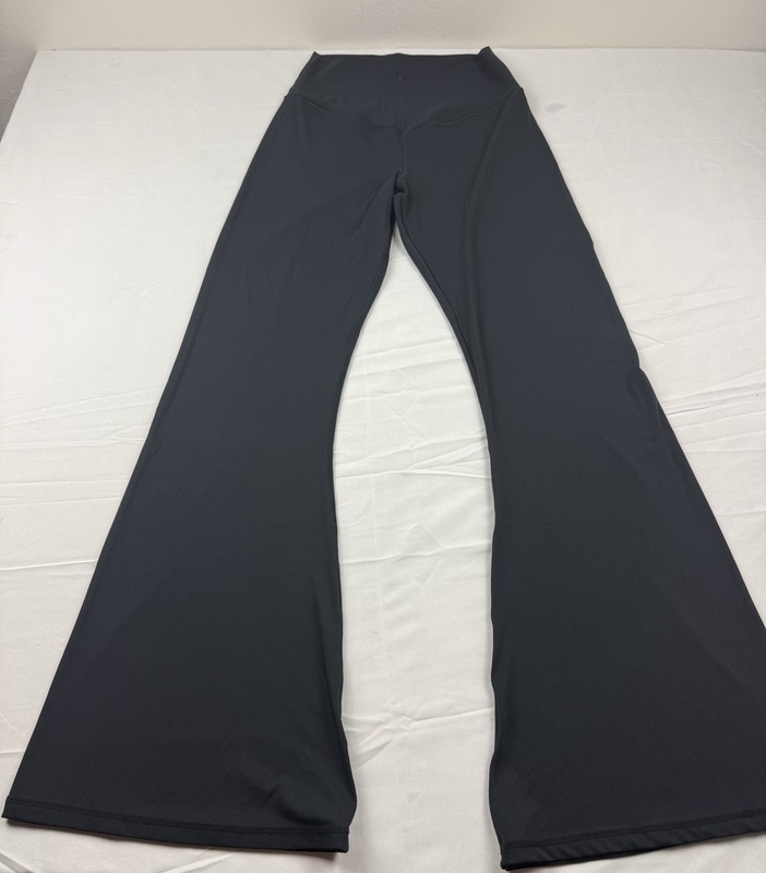 Sunzel Women's Black Flared Stretch Activewear Pants Yoga Gym Size L gallery