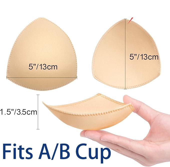 Awpeye Bra Pads Inserts 6 Pairs, Bra Cups Inserts, Removable Breast Enhancers... gallery
