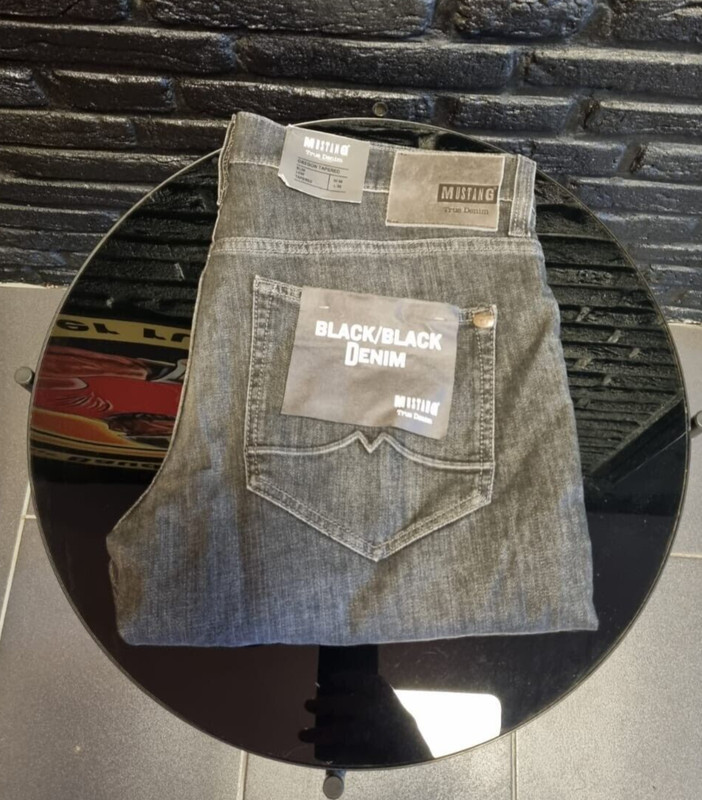 Mustang Mens Jeans Oregon Tapered W36 L32 - 1004893 Denim Pants BR1E2 gallery