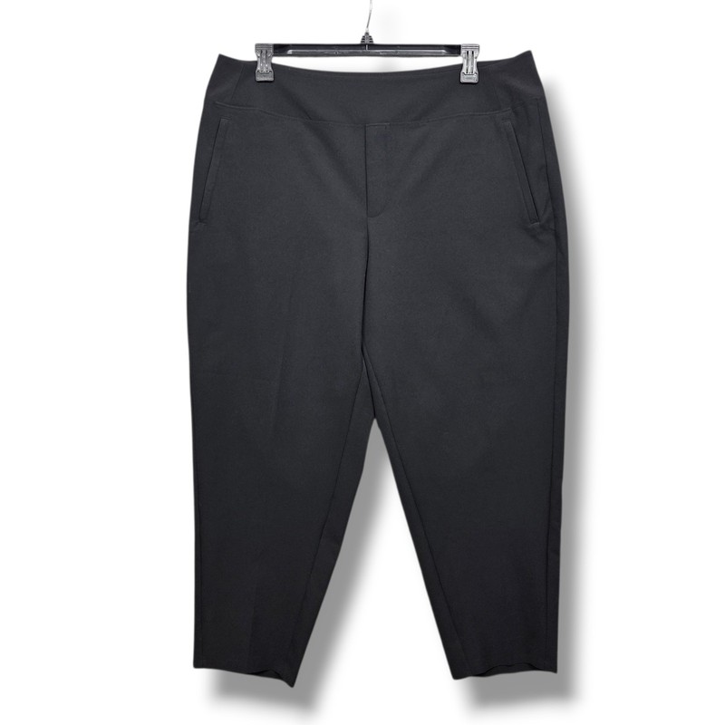 Athleta Endless High Rise Pant Womens 18 PrimaStretch Powervita Black Pockets