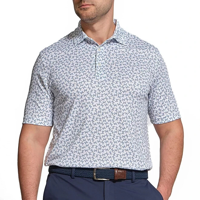 Greg Norman Men’s Performance Golf Polo Size XXL White