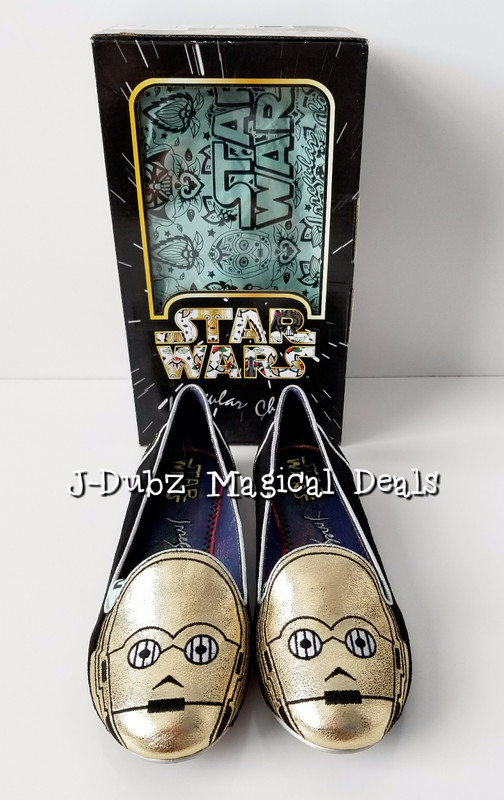 NEW IRREGULAR CHOICE STAR WARS C3PO WOMENS SHOES LIMITED EDITION ALL SIZES