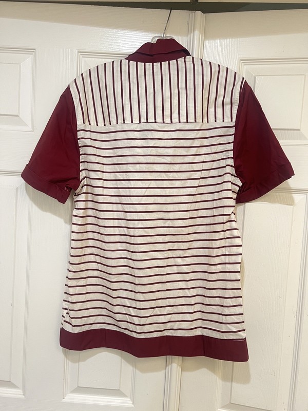 Collectif "DAVID STRIPED" 50s STREIFEN Two-Tone KURZARM Herren HEMD Rockabilly S gallery