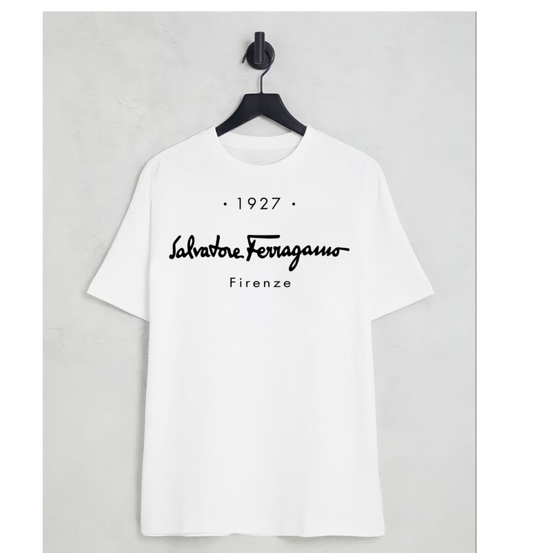 Salvatore Ferragamo Classic Logo Unisex T-Shirt (S–5XL) 👕✨