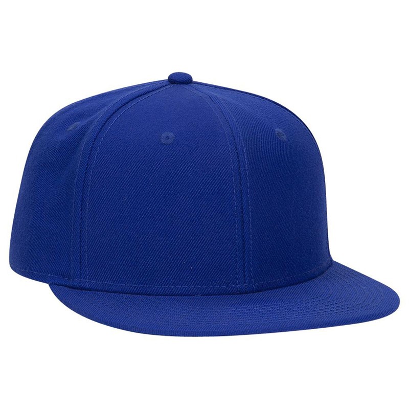 10 Pack Of OTTO OTTO FIT 6 Panel Mid Profile Flat Visor Baseball Cap – 123-969