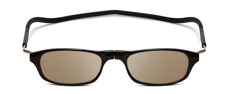 Calabria Snap Magnetic Front Connect L-XL Polarized Sunglass Black Blue Mirror