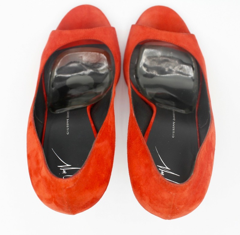 Designer Giuseppe Zanotti Alien Heel High Heels shoes Orange EUR39 gallery