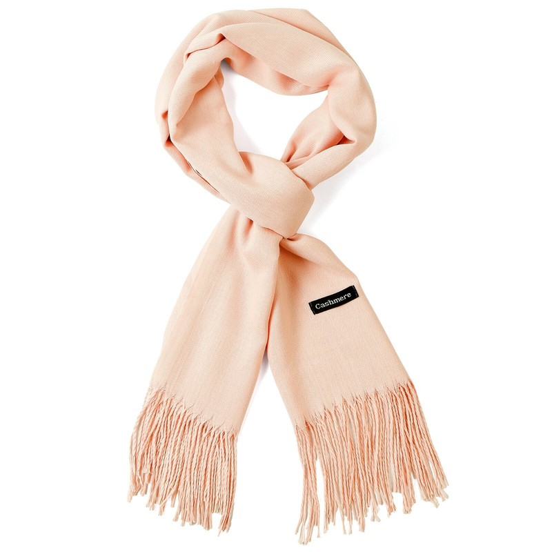 cashmere feel Merino Wool Scarf Women Men Winter Fall fringe Gift Lightweight gallery