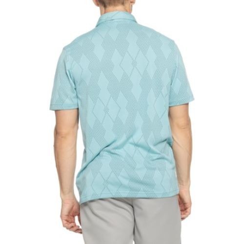 $70 Adidas Men's Ultimate365 Textured Polo Shirt - Mint Iron - Medium - New Tags gallery