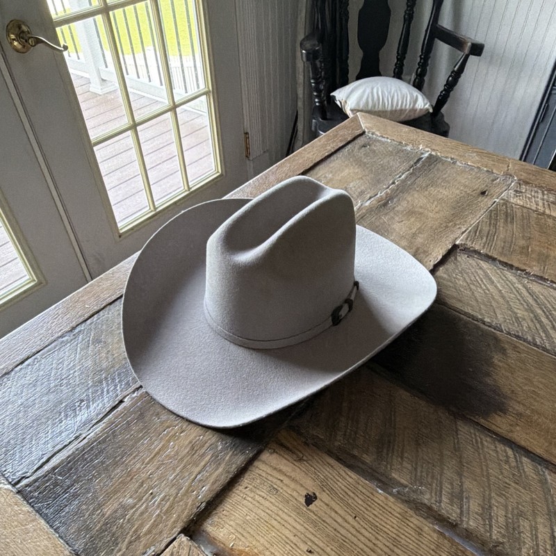 Lightly Used Cody James 5x Felt Hat Mist Grey – Size 7 1/4 – Has Store Tags