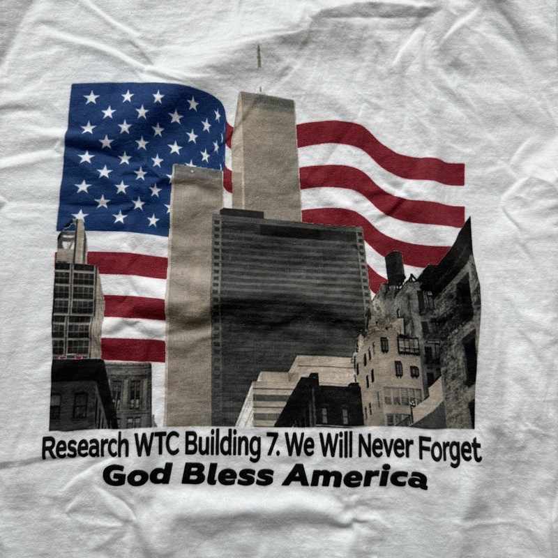 9/11 WTC Twin Towers Remember Building 7 America Conspiracy T-shirt