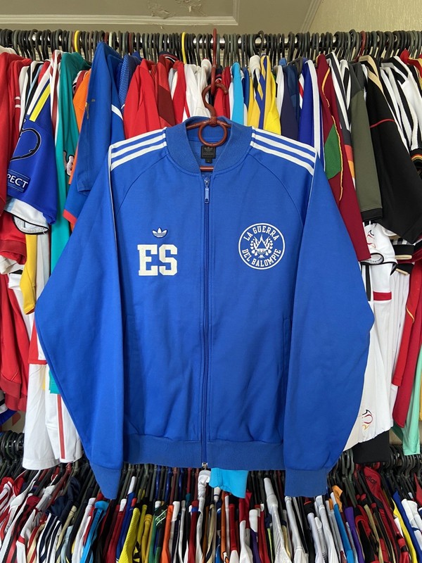 EL SALVADOR 2006 TRACK JACKET ADIDAS ORIGINALS 566343 sz M MEN BLUE