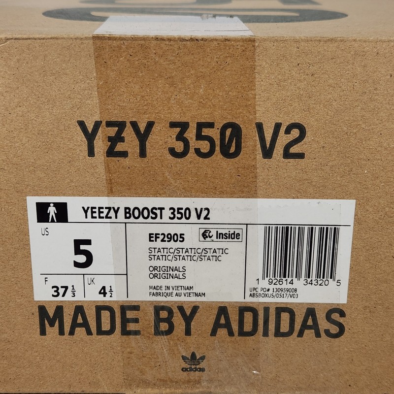 Size 5 - adidas YEEZY BOOST 350 V2 - Static - Mens - EF2905 gallery