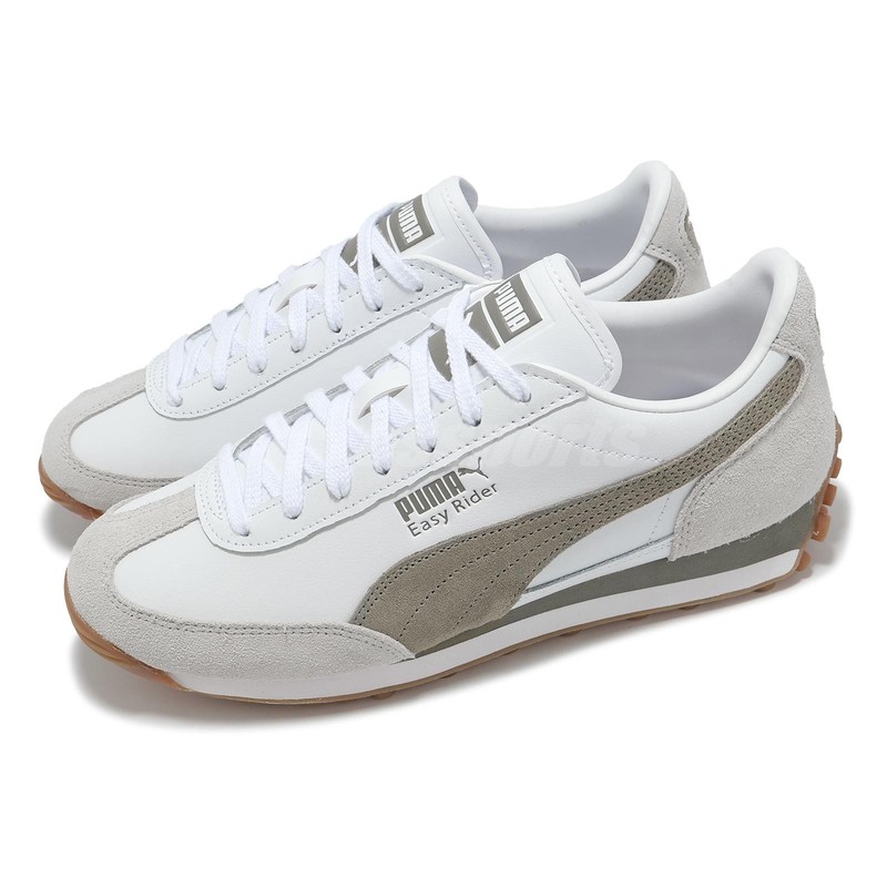 Puma Easy Rider Mix White Velvet Moss Men Unisex Casual Lifestyle Shoe 399025-06