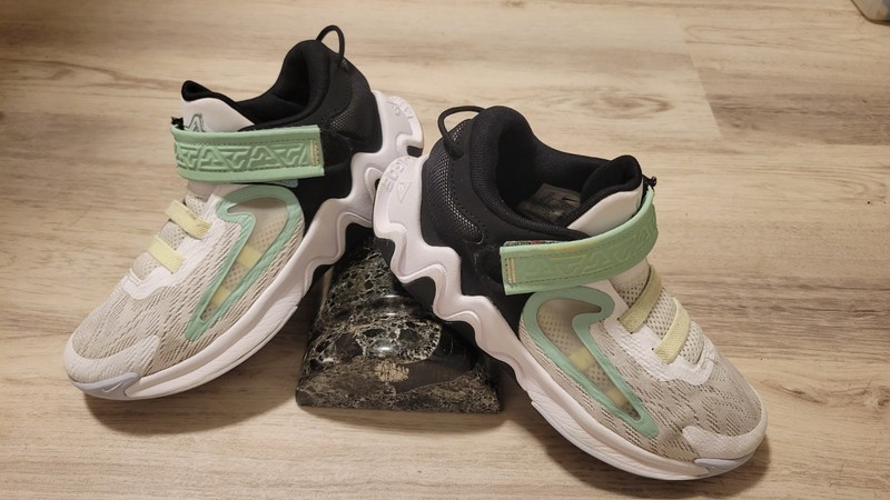 Size 3 (PS) – Nike Giannis Immortality 2 Low White Barely Volt