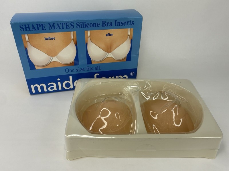 Maidenform Shape Mates Silicone Bra Inserts Breast Enhancements One Size Vtg NEW