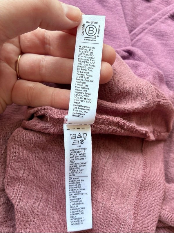 Athleta Breezy Wrap Tank Modal Blend - Women's XXS- Dark Heather Mauve gallery