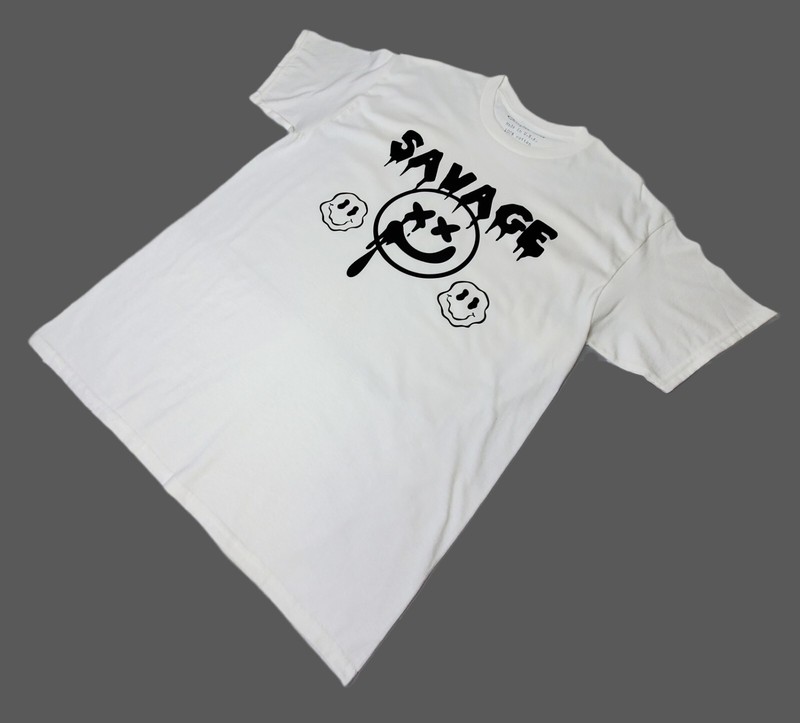 ChiefBrains Apparel Limited Edition Savage Smiley Face T Shirt Mens Cotton New gallery
