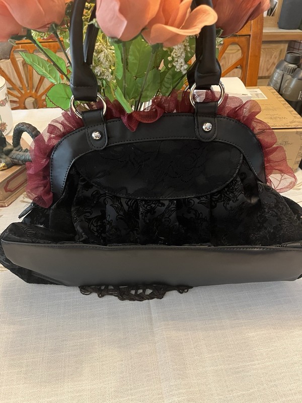 Banned Alternative Gothic Reinvention Bag Bows and Lace Purse