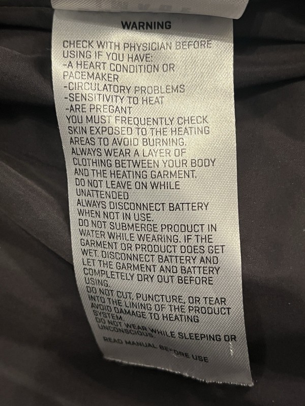 Sharper Image Mens Jacket Size XL Rechargeable Heated Softshell Please Read gallery