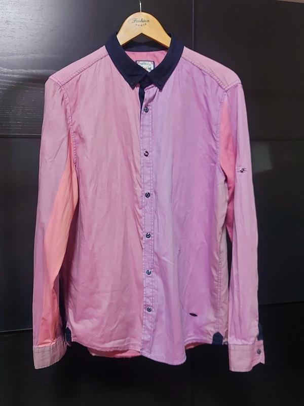 Men Diesel shirt black cotton 40/L/48
