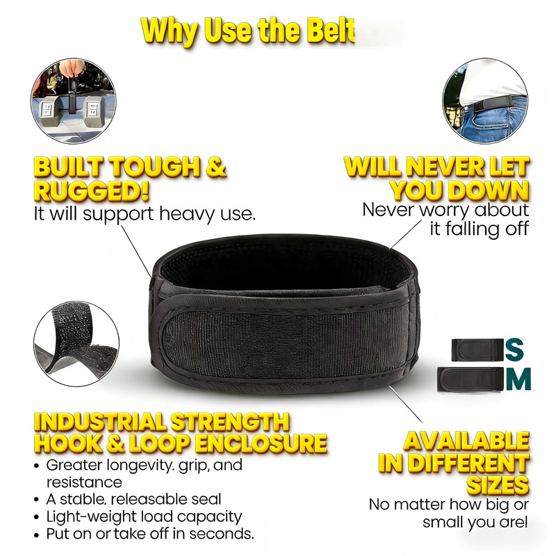 2PCS Adjustable No Buckle Belt for Men Elastic Stretch Waist Comfort Belt/L size gallery