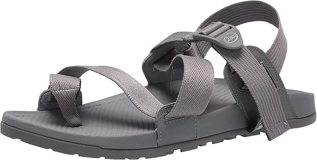 Chaco Men’s Lowdown 2 Sandal Adjustable Strap Lightweight Grey Size 10