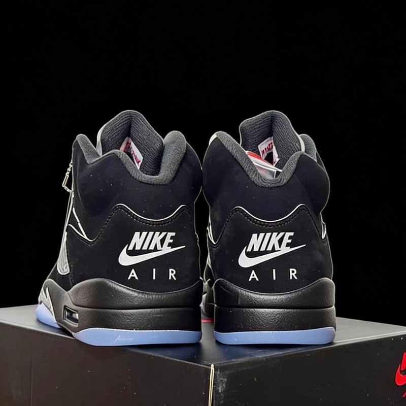 Jordan 5 "BLACK METALLIC REIMAGINED" High Top Baketball Shoes us 7-12 gallery