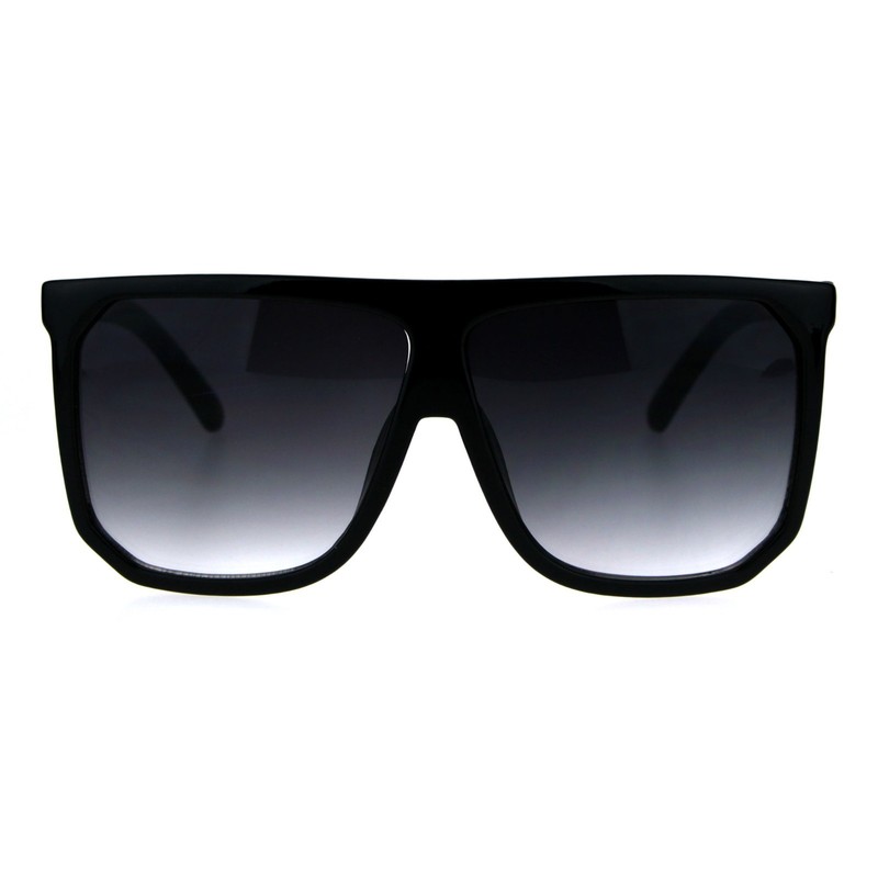Oversized Style Sunglasses Flat Top Square Unisex Modern Fashion UV 400
