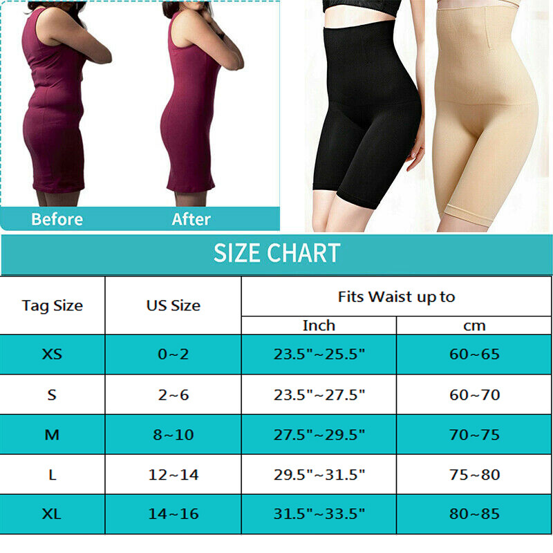 Shaperin High Waisted Shorts Body Shaper Slimming Control Shapewear For Women gallery