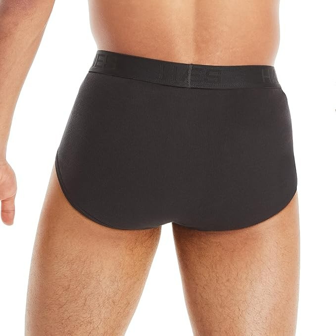 7-Pack Hanes Men's Underwear Briefs MEDIUM Gray Black Comfort Moisture-Wicking gallery