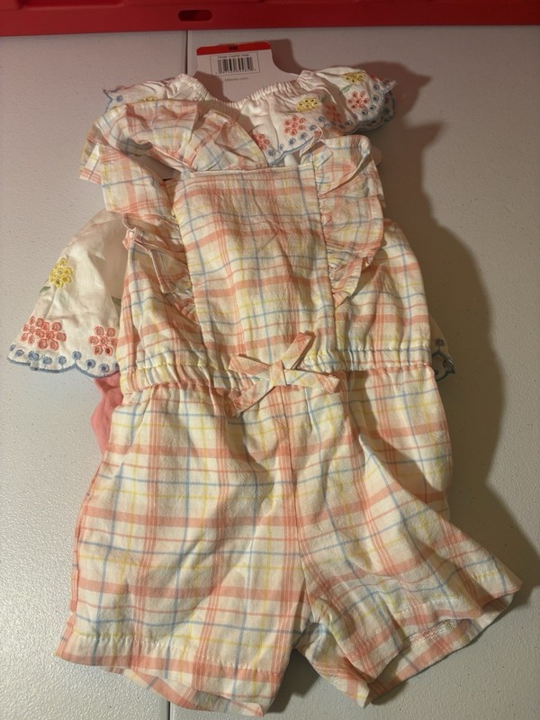 Baby Girls' Little Me 3-piece Dresswear Set Pink Size 9M (Wrinkled) gallery