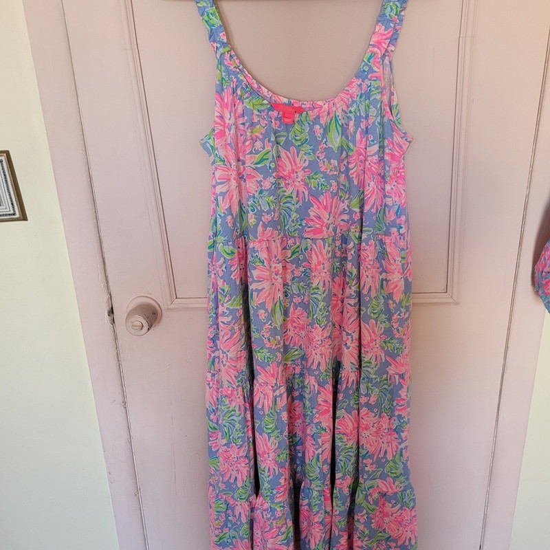 Lilly Pulitzer Floral Print Skirt / Shorts – Pink, Blue, Green