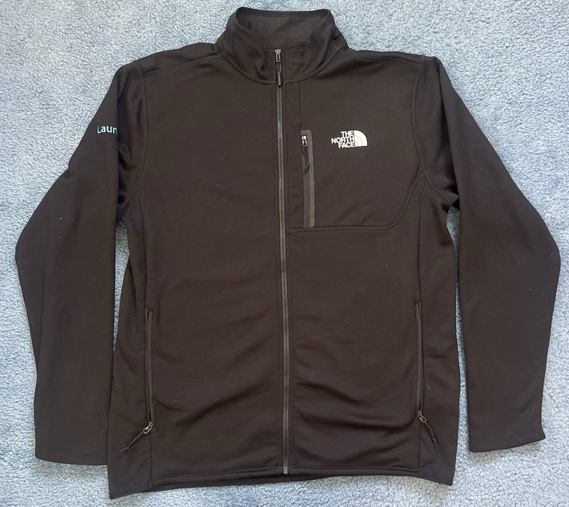 The North Face Black Full Zip Stand-Up Jacket Logo Men’s Size L