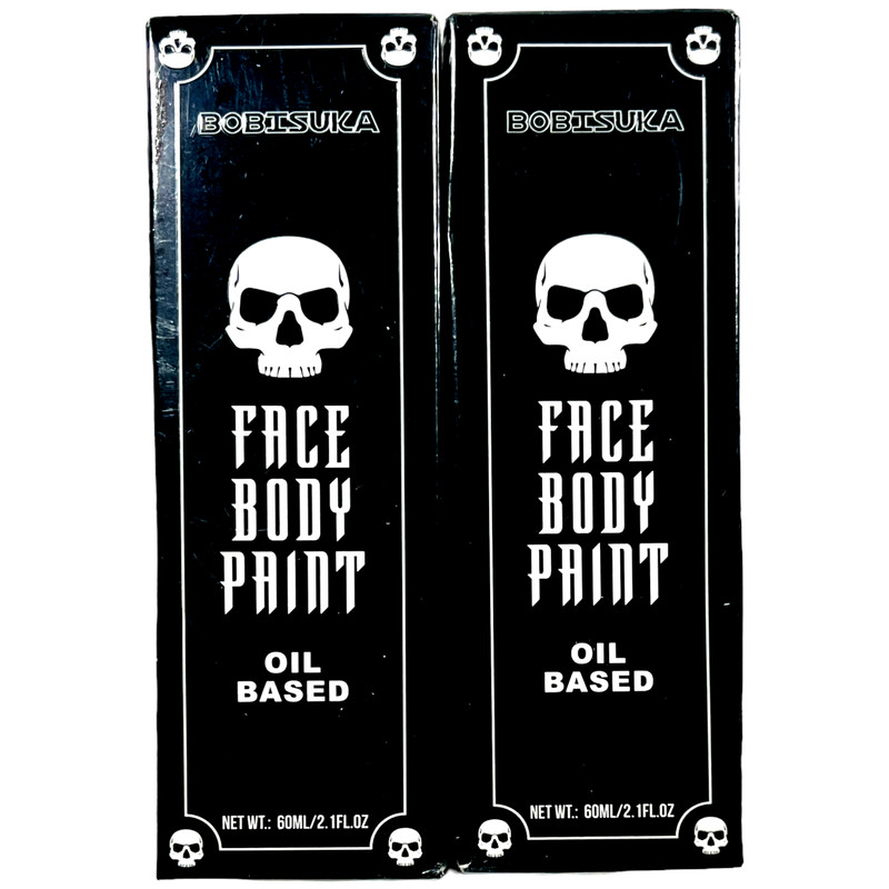 BOBISUKA Face Body Paint Oil Based 2 fl oz – 08 Gold – Halloween – LOT of 2