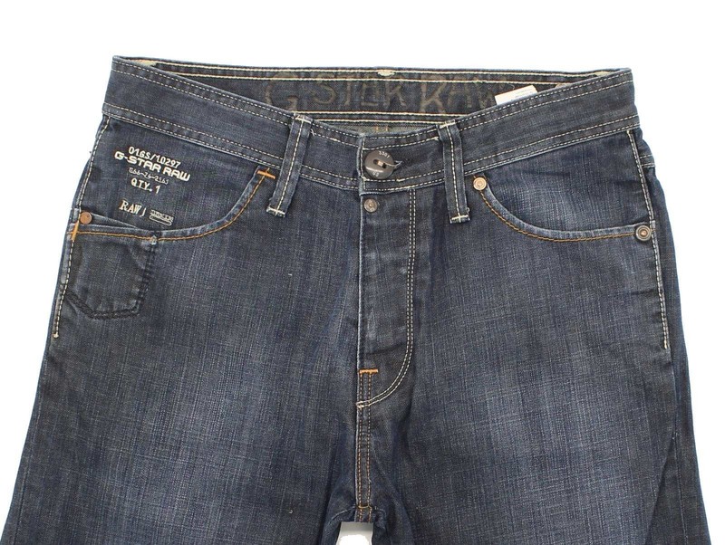 G-Star Locker Mens Blue Straight Jeans W30 L32 (31799)