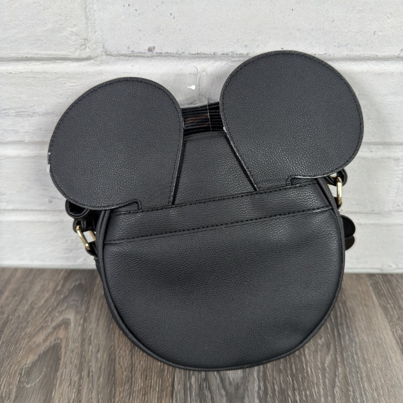 Disney x Primark Quilted Mickey Mouse Crossbody Bag with Ears & Purse Charm NWT gallery