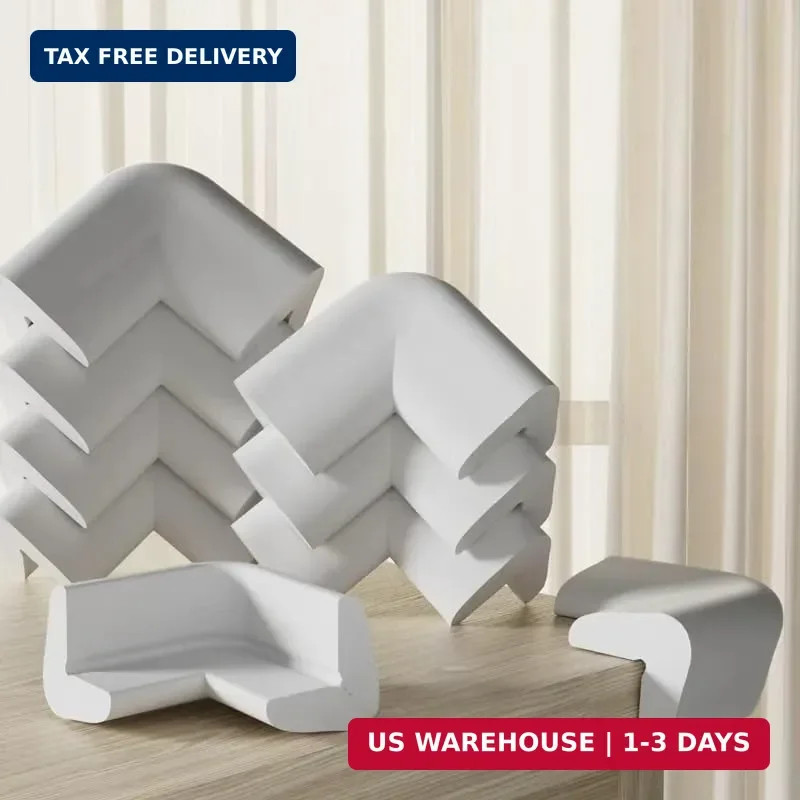 6Pack Baby&Child Proof Corner Guards & Furniture Edge Bumpers – Soft Foam Safety