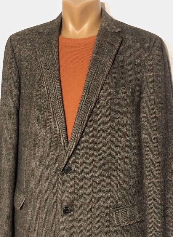 Men Daniel Hechter Brown Cashmere Blazer 46 / 3XL gallery