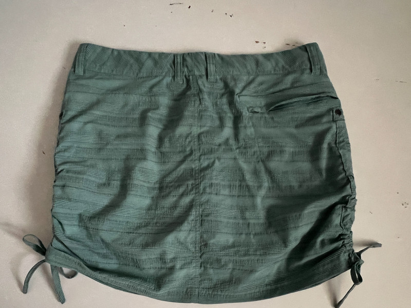 Horny Toad Skirt Womens 8 Ruched Sides Boho Casual Outdoor Pockets