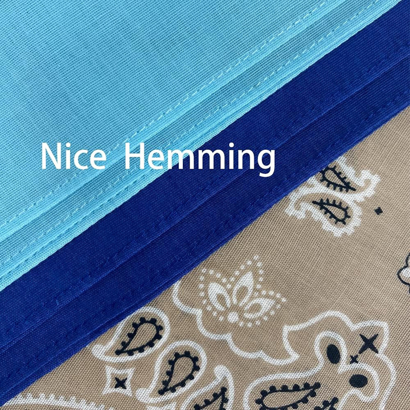 Bandanas 3 Pack 6 Pack 12 Pack 22 Inch Cotton Paisley Kerchiefs for Men and Wome gallery