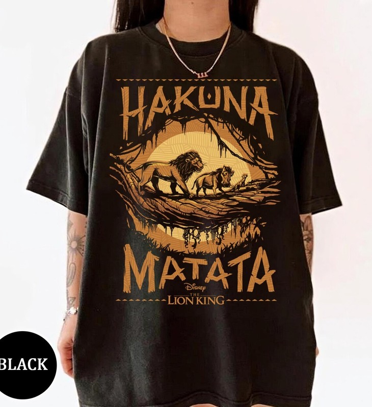 Disney T-Shirt The Lion King Live Action Hakuna Matata Cute Unisex #3 gallery