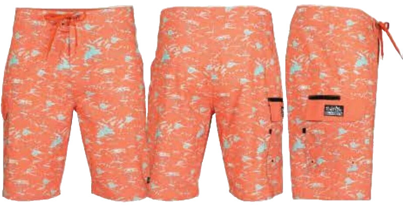 SALT LIFE Tactical Camo All Over Boardshort Size 34 Coral Salty Saltlife NWT gallery